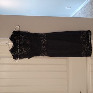 Black lace dress
